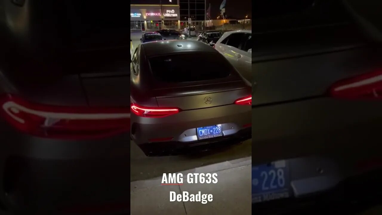 GT63S AMG DeBadge Sound #shorts #amg #gt63s #Mercedes #sfmcollective