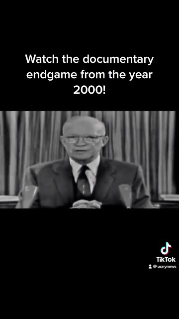 Find the documentary endgame by Alex Jones WATCH IT!!