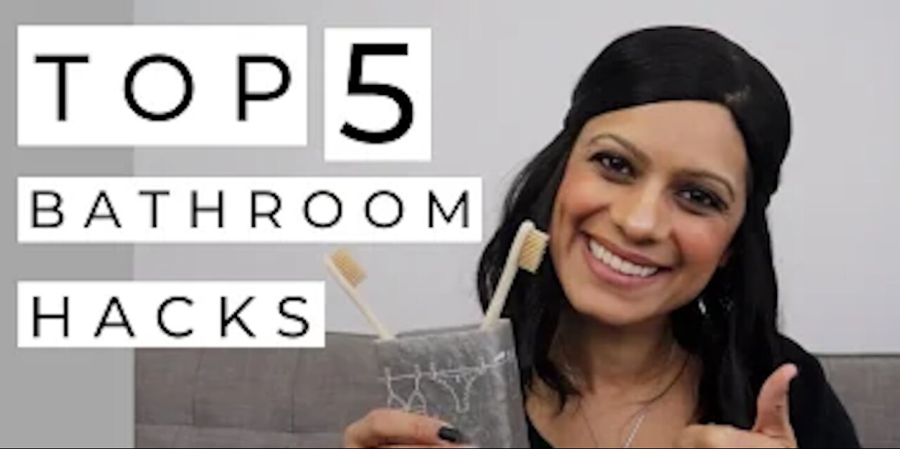 5 AMAZING BATHROOM HACKS THAT WILL CHANGE YOUR LIFE! | Small Bathroom Organization Tips and Tricks