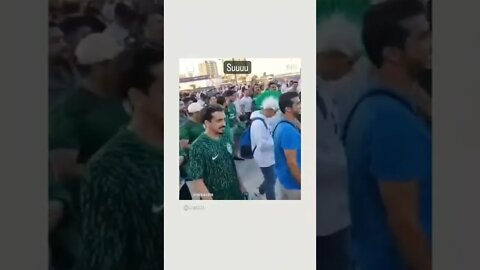 Cristiano Ronaldo celebration by Saudi Arabia FIFA world cup fan's suuuu #shorts