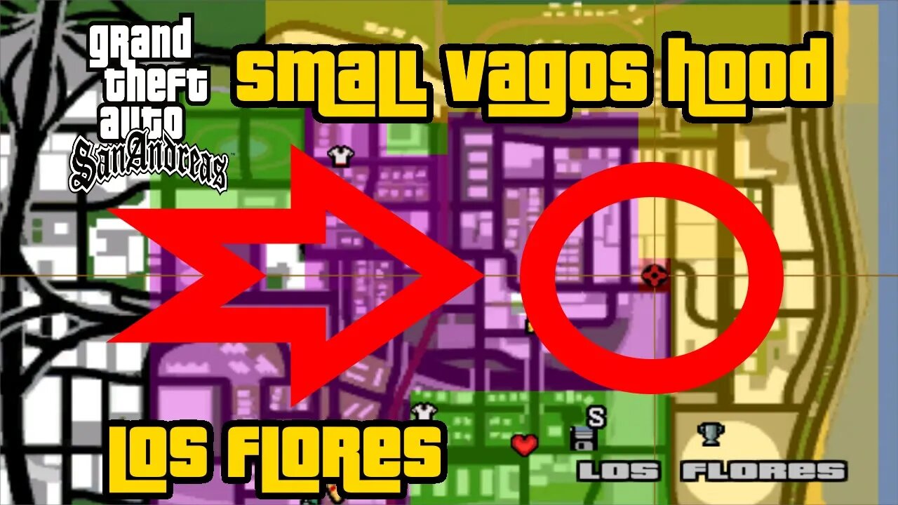 Grand Theft Auto: San Andreas - Small Vagos Hood [How To Start Gangwar On That Bridge]