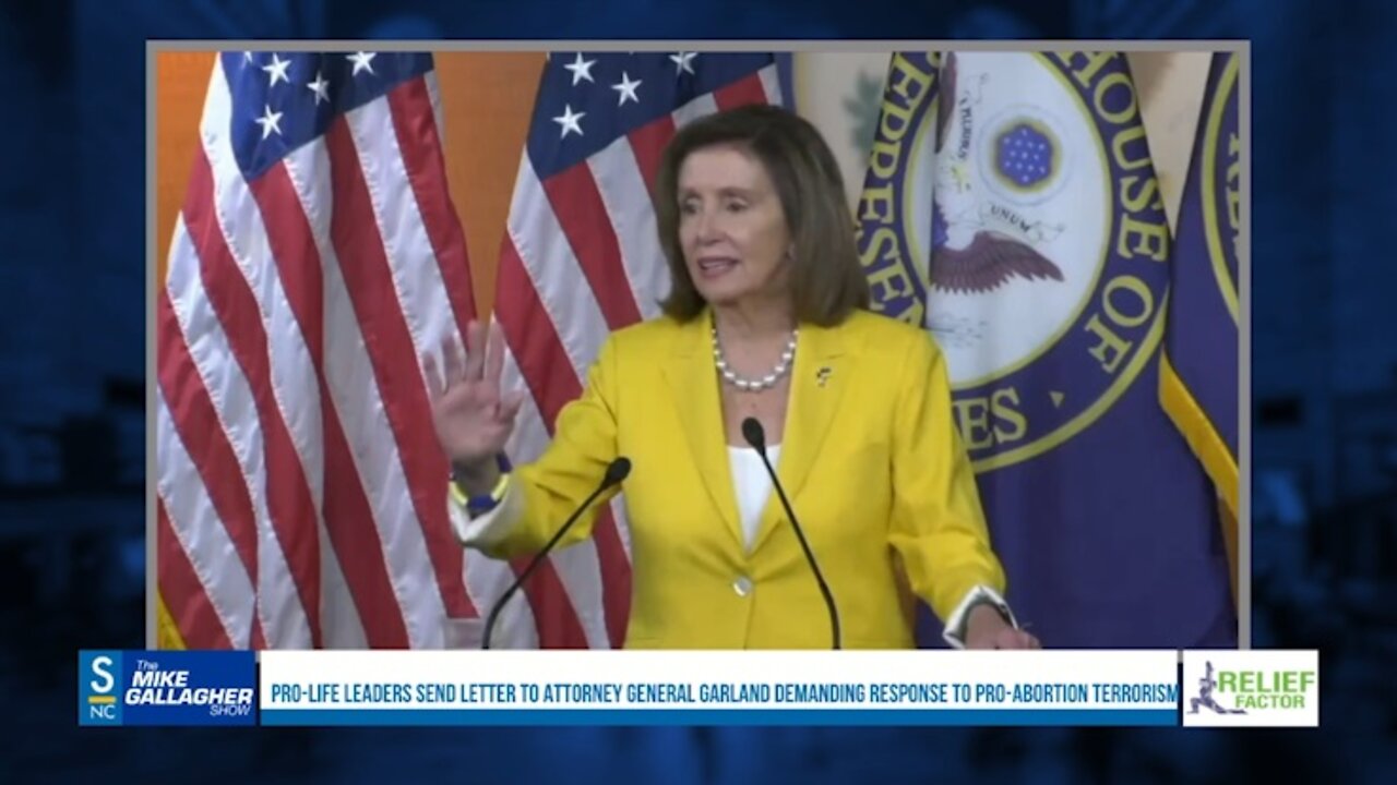 Why does Pelosi refuse to condemn groups that claim responsibility for violent attacks on pro-life Americans?