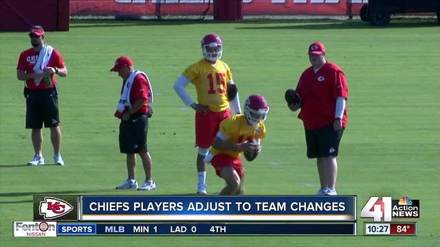 No first-day jitters at Chiefs training camp