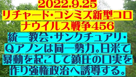 2022.09.25 リチャード・コシミズ新型コロナウイルス戦争４５６