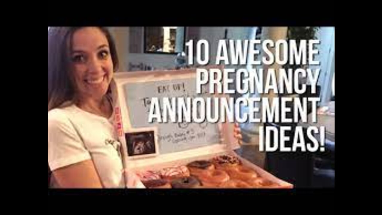 10 AWESOME PREGNANCY ANNOUNCEMENT IDEAS!