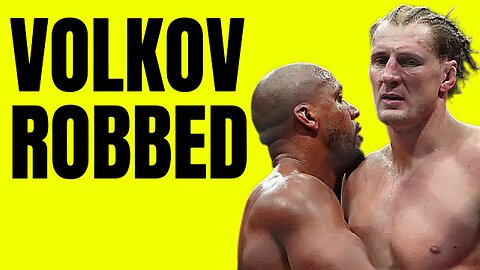 WAS ALEXANDER VOLKOV ROBBED BY CYRIL GANE? YOU DECIDE