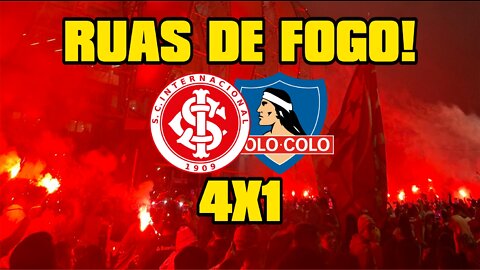 RUAS DE FOGO - INTER 4x1 COLO-COLO - COPA SULAMERICANA