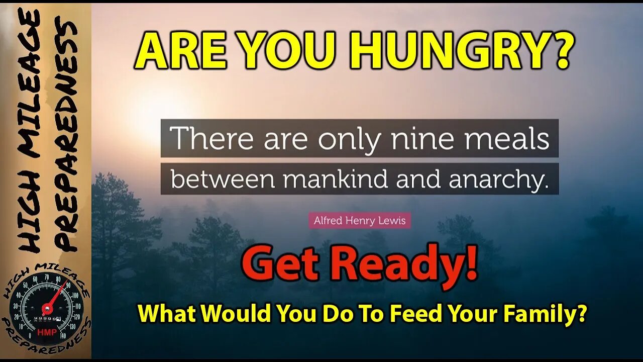 Hunger in the U.S. is a HUGE issue ... and CHAOS is on its way!