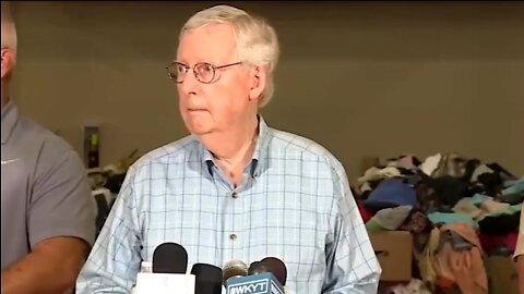 Mitch McConnell REFUSES To Comment On FBI Raid On Mar-A-Lago