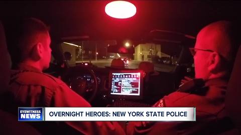 Overnight heroes: New York State Troopers in Niagara County