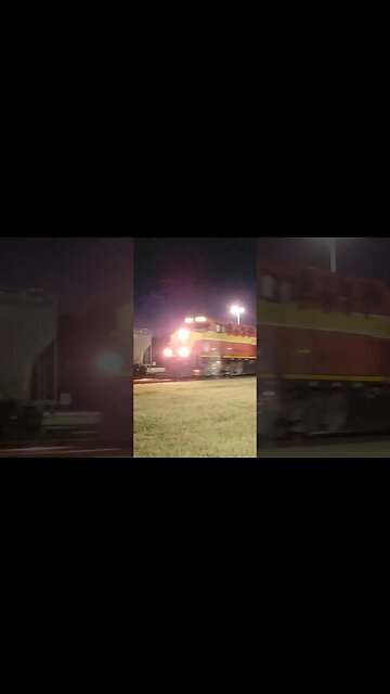 Florida East Coast Railway FEC-107 at New Smyrna Beach Florida Mar. 30 2023 #railfanrob #fec