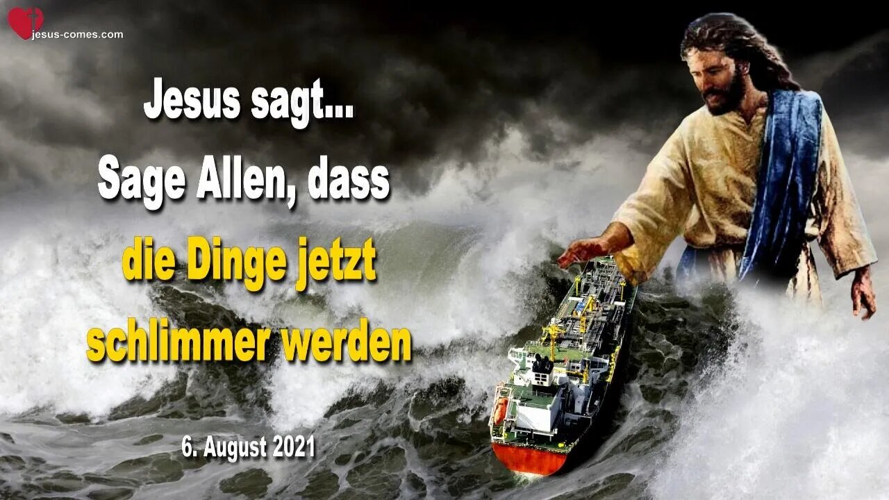 Rhema 04.05.2023 ❤️ Jesus sagt... Sage Allen, dass die Dinge jetzt schlimmer werden