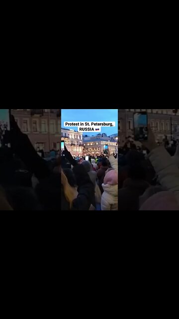Protest in St. Petersburg, RUSSIA 🇷🇺