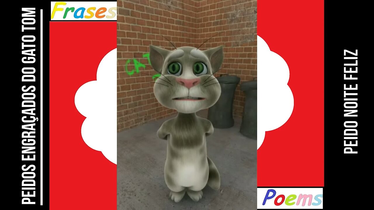 Peidos engraçados do gato tom: Peido noite feliz, sai no dia de Natal! [Frases e Poemas]