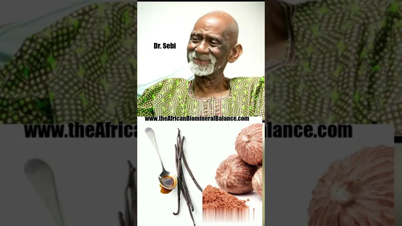 DR SEBI - SHOULD YOU USE VANILLA or NUTMEG? #shorts #drsebi #vanilla #nutmeg #spices #drsebiapproved