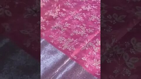 Kanjivaram silk saree| kanjivaram organza silk saree