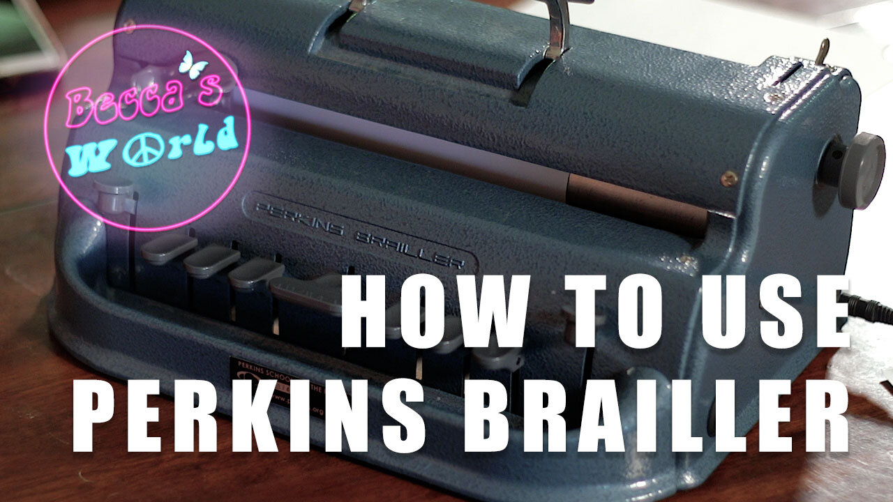 How to Use the Perkins Brailler