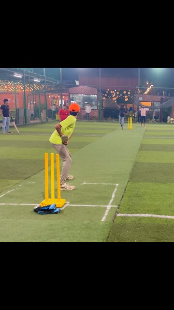 Turf cricket box cricket