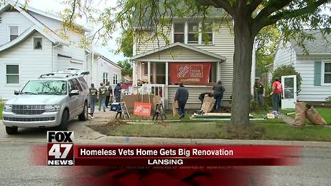 Homeless veterans home gets renovation