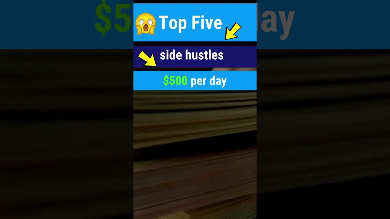 5 Side Hustles You Won't Believe Can Make You $500 Daily