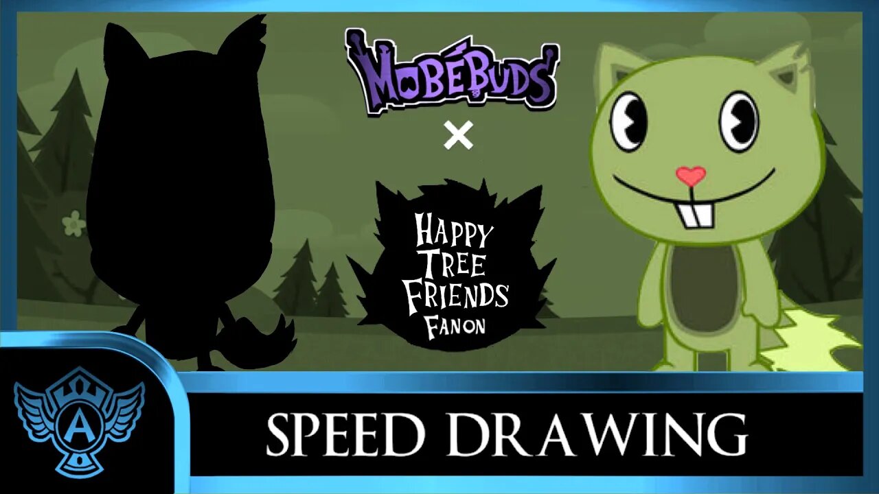 Speed Drawing: Happy Tree Friends Fanon - Elgen | Mobebuds Style