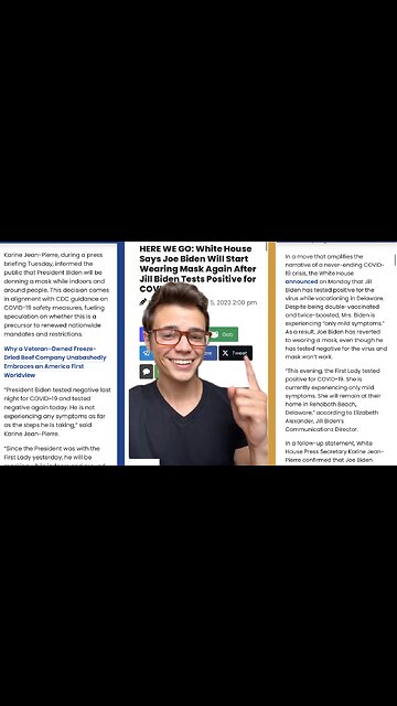 Return of the Mouth Muzzles? Joe Biden Brings Back Covid Mask!