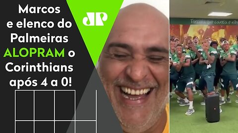 HAHAHA! OLHA o que Marcos e o elenco do Palmeiras fizeram após o 4 a 0 no Corinthians!