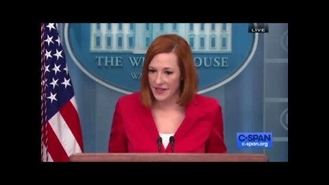 Reporter reads statements from REAL Americans to Psaki's face