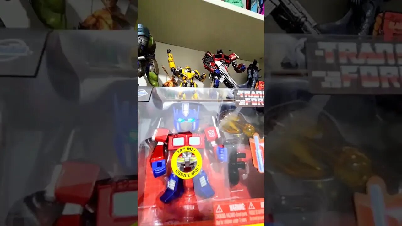 Optimus vs Bumblebee #shorts #jada #subscribe