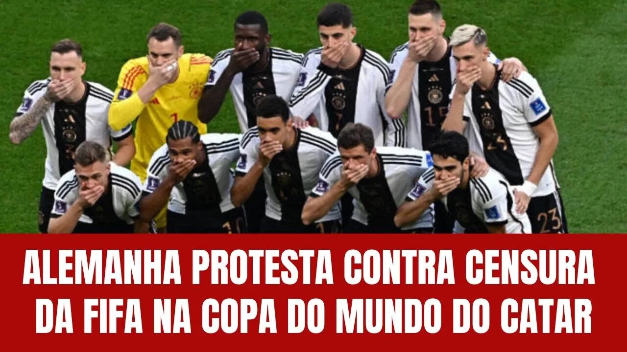 ALEMANHA PROTESTA CONTRA CENSURA DA FIFA NA COPA DO MUNDO DO CATAR