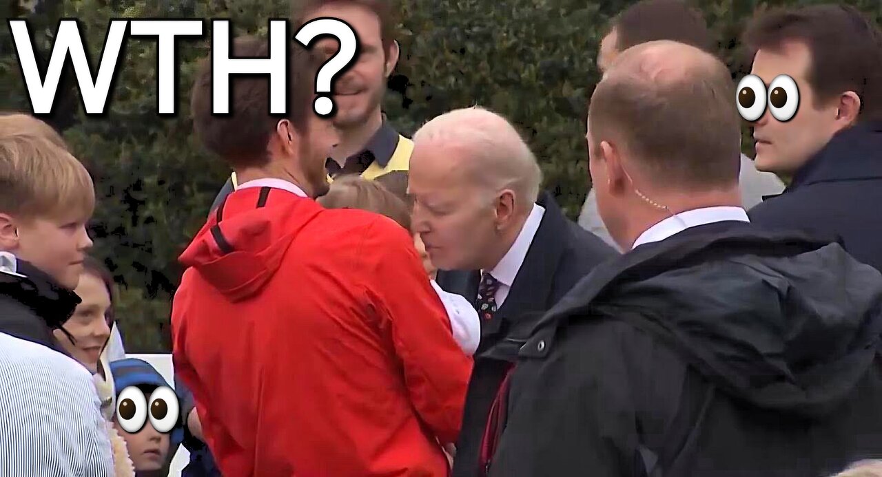 Joe Biden Repeatedly Sniffs Baby at White House Easter Egg Roll (VIDEO)