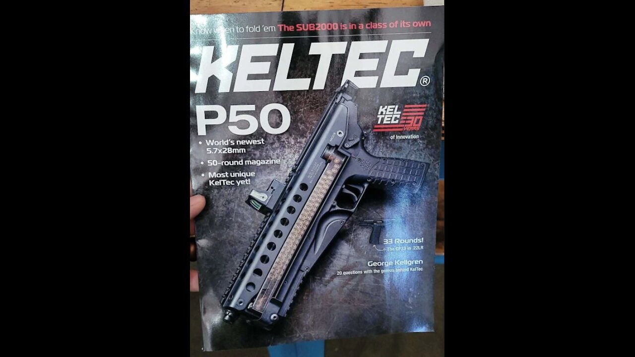 The NEW 2021 Kel-Tec 5.7mm P50 Pistol...A Perfect Piece For Piratical Plundering!