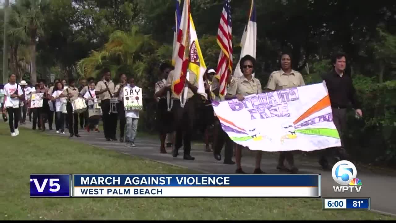 March against violence held in West Palm Beach