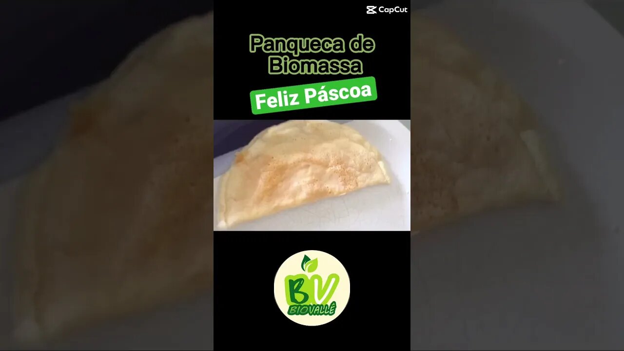 Feliz Páscoa - Café da Manhã com Panqueca de Biomassa de Banana Verde #biomassa #naturefoods #detox