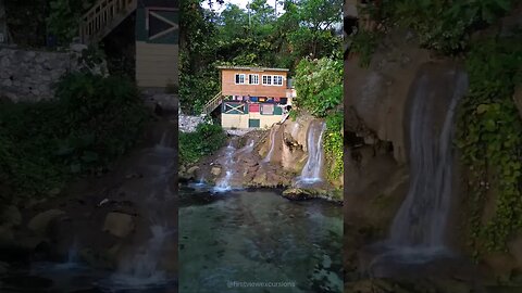 Little Dunns river falls St.Anns #shortsvideo #shortsfeed #jamaica #youtubeshorts #shortviral