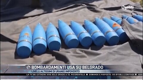 NATO, SERBIA: 1999 Belgrado Jugoslavia Bombardamento USA, Uranio impoverito