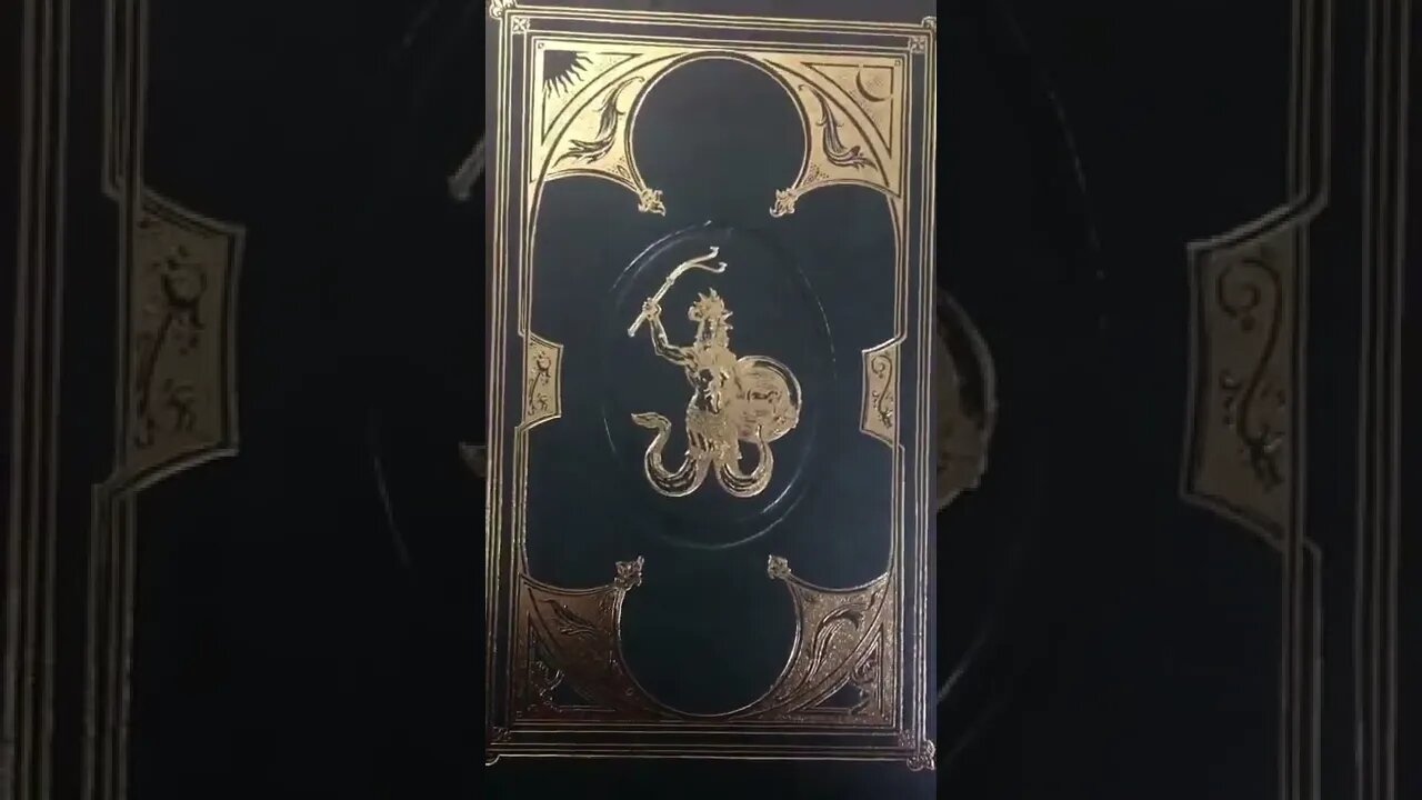 Unboxing occult book