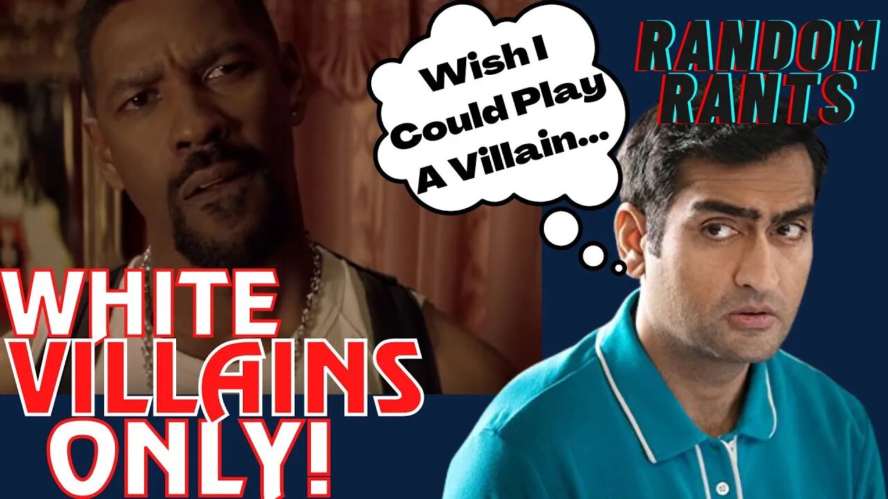 Random Rants: Marvel Star COMPLAINS Woke Hollywood Only Casts White Actors As Villains!