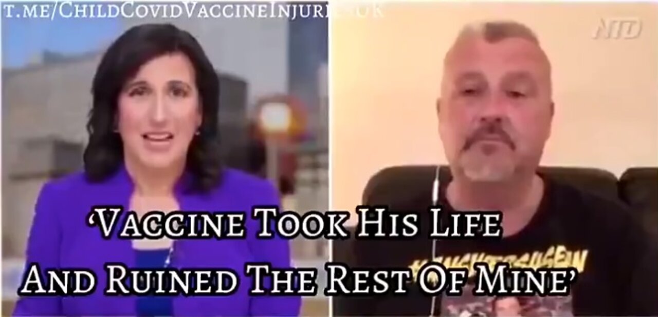 ''VACCINE TOOK HIS LIFE & RUINED THE REST OF MINE''