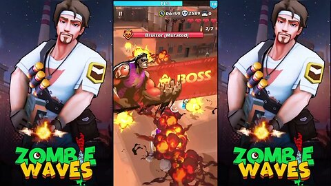 Zombie Waves Gameplay Stages 17: Abandoned Factory