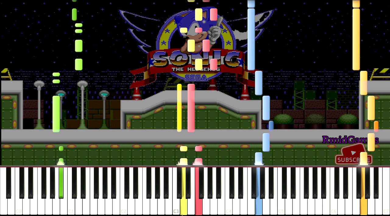 Sonic The Hedgehog - Star Light Piano MIDI