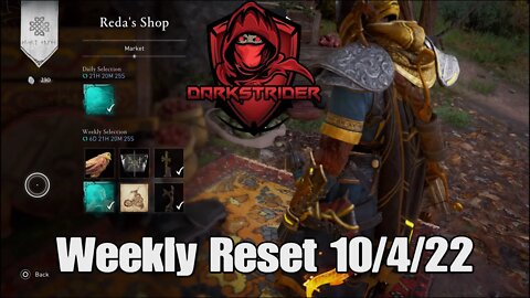 Assassin's Creed Valhalla- Weekly Reset 10/4/22