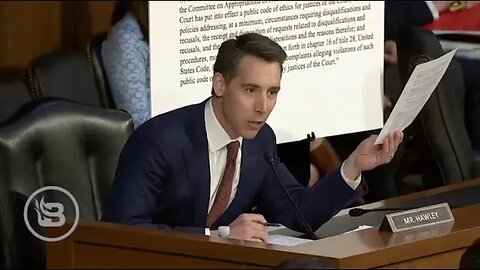 Hawley EXPLODES Over Dems Putting SCOTUS Justices Lives at RISK