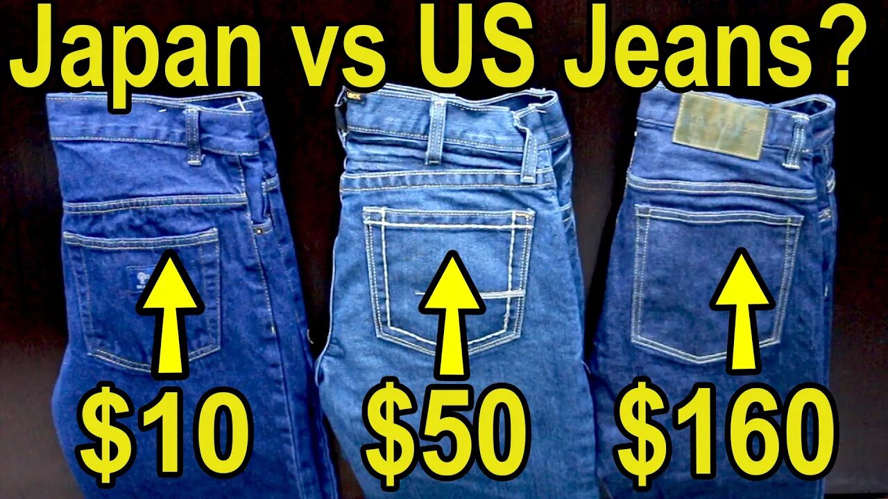 Japanese Denim Better? $10 vs $160 Jeans, Duluth, Origin USA, All American, RedHead, Ariat, Kirkland