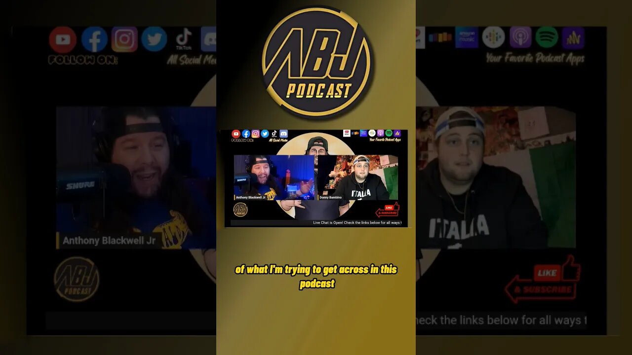 Ep22 with @donny_bambino is out now on all podcast platforms and YT @donnybambino