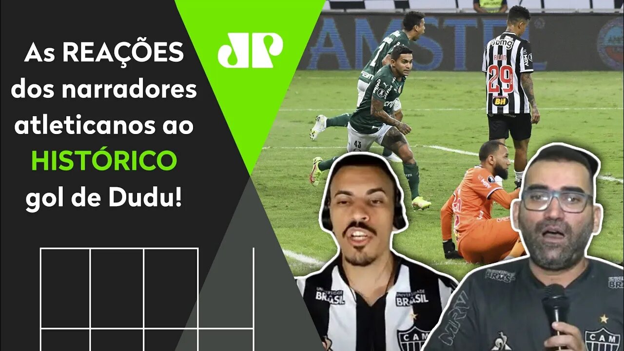 VAMOS RIR? OLHA como narradores atleticanos REGIRAM ao gol do Palmeiras que ELIMINOU o Galo!