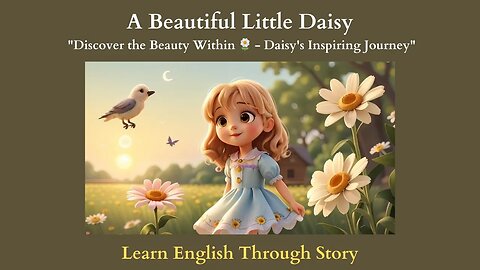 "The Tale of Daisy the Beautiful Little Flower 🌼 | Heartwarming Kids' Story" | English Audiobook