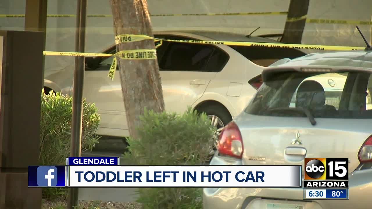 Glendale police still investigating after 18-month-old dies in hot car