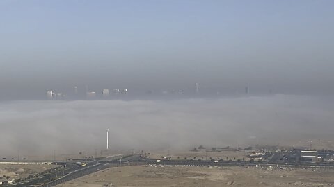 Dubai fog