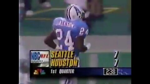 1993-11-07 Seattle Seahawks vs Houston Oilers